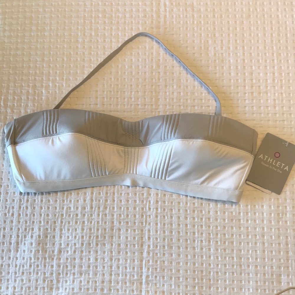NWT Athleta bandeau bikini swim top